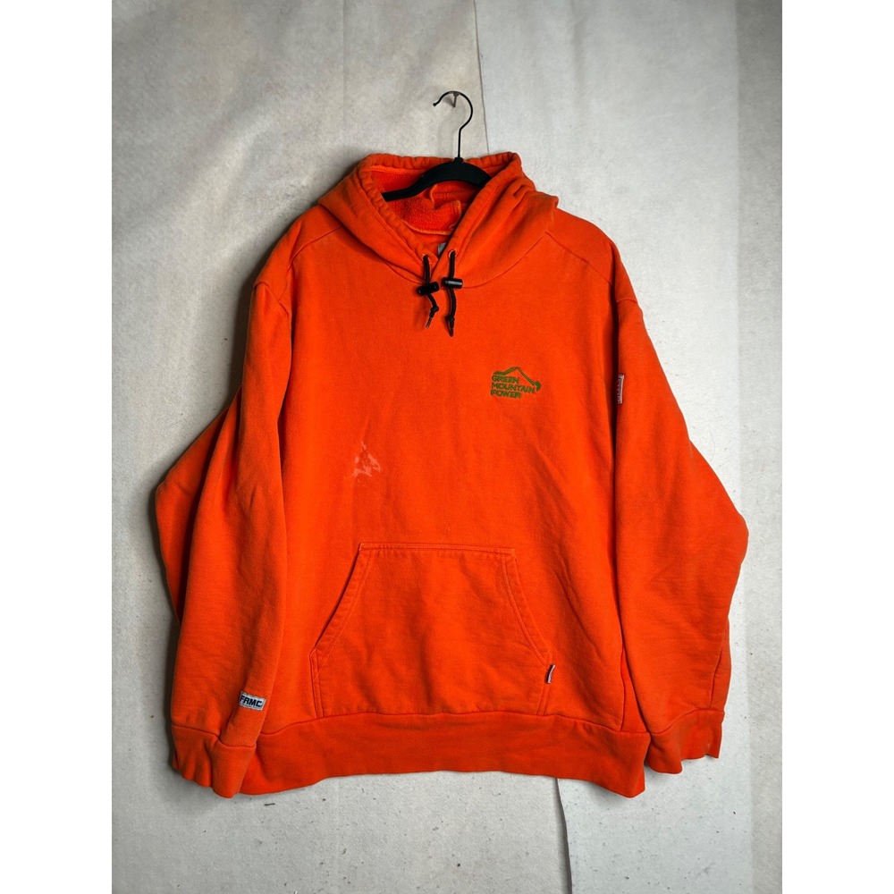Tyndale FRMC Orange Flame Resistant Hoodie Green Mountain Power 2XRG Arc Rated